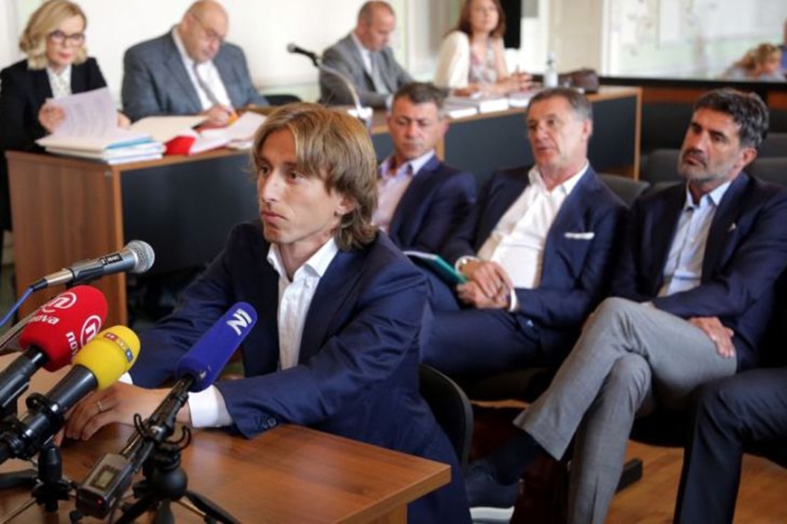 Лука Модрич заплатит 1 миллион евро за сокрытие налогов