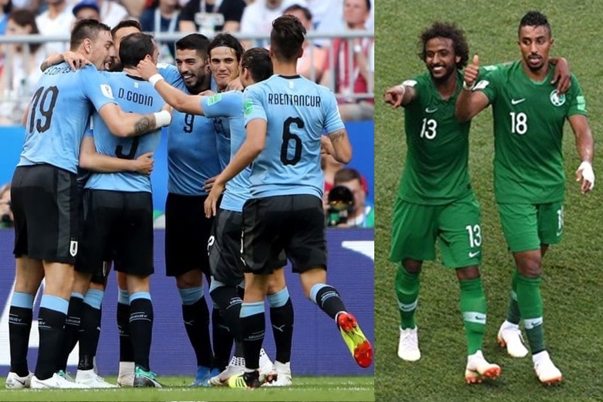 ЧМ-2018. Группа А. Уругвай – Россия – 3:0. Саудовская Аравия – Египет – 2:1