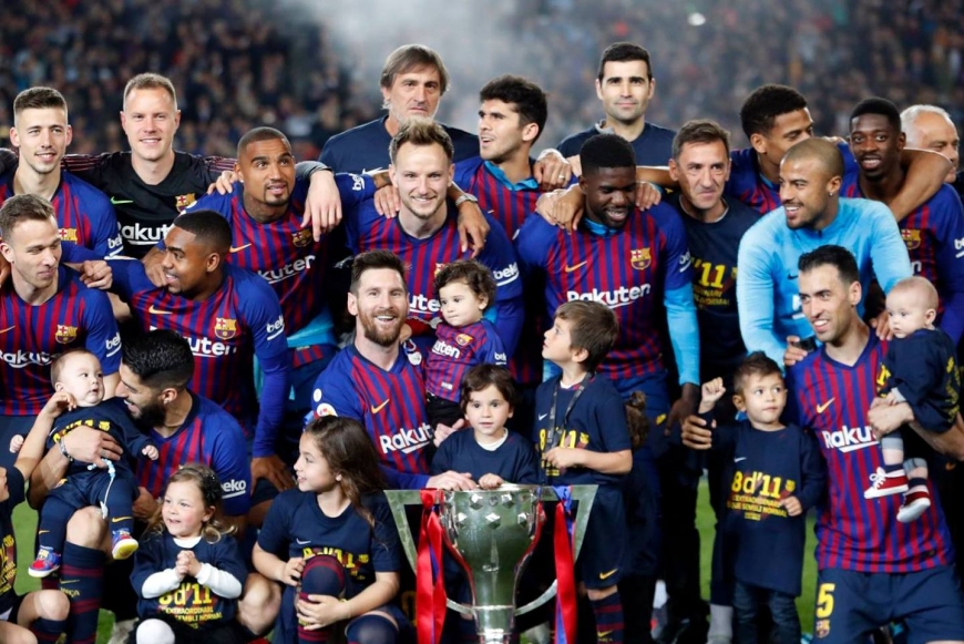 «Барселона» завоевала 9-й титул за последние 14 сезонов Примеры!