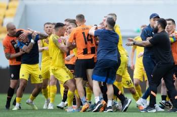 “Шахтар” виграв 14-й титул в матчі з мордобієм