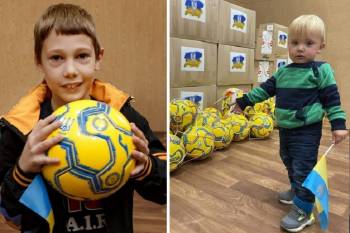 УАФ підтримала дітей Дніпра і Запоріжжя. Вони так рано  дізналися, що таке війна...
