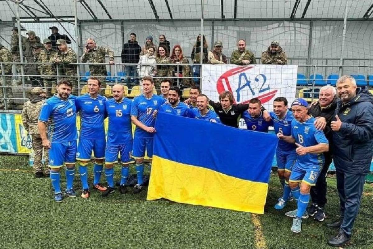 УАФ відзначила День тероборони України цікавим футбольним матчем
