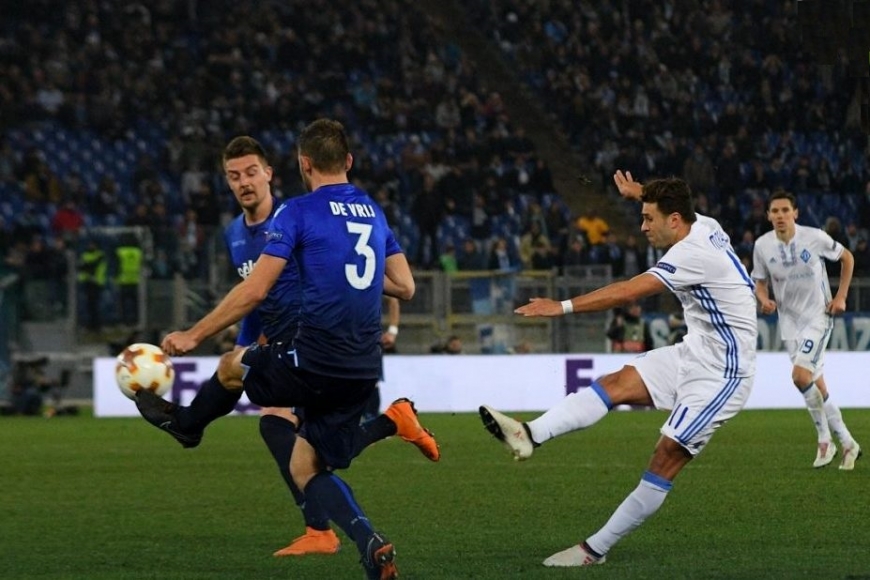 «Лацио» - «Динамо» - 2:2. «Бело-синие» ни в чем не уступили грозному сопернику