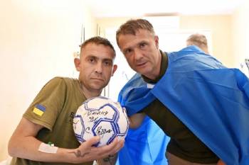 Сергій Ребров: "Це дуже важливо для всіх нас — бути поруч із нашими воїнами"