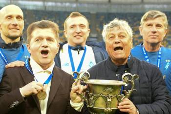 Чемпионское награждение «Динамо»: счастье игроков, смотрящие из ОПЗЖ и золотая медаль агенту Луческу