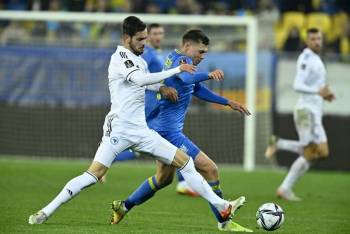 Несмотря на ничью с Боснией и Герцеговиной Украина остается в борьбе за выход в плей-офф отбора ЧМ-2022