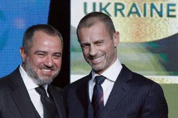Tribuna: президент УЄФА Александер Чеферін підтримує Україну завдяки тісній дружбі з очільником УАФ Андрієм Павелко
