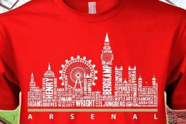 «Арсенал» изготовил для болельщиков классную памятную футболку